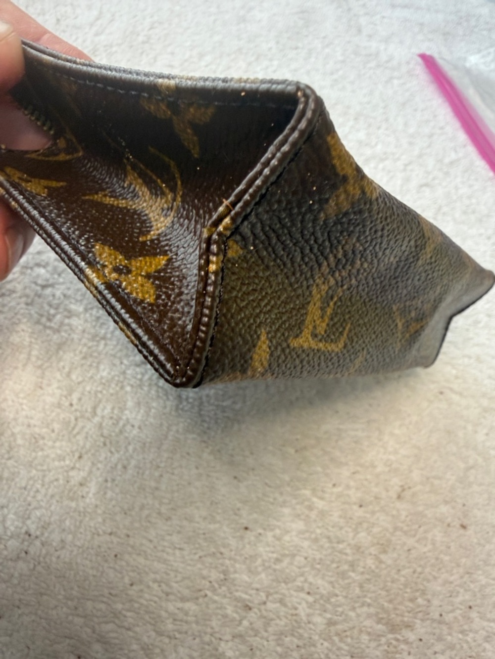 Louis Vuitton Monogram Pochette Toilette 15 M47546 Wristlet/Clutch - Picture 10 of 12